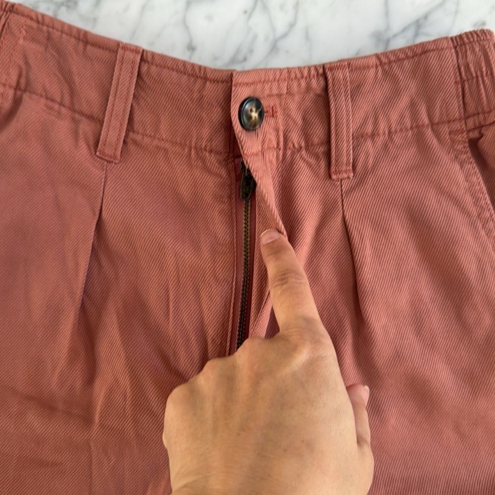 MADEWELL The Neale Short in Drapeweave Dried Rose Sz 2 - Picture 3 of 12